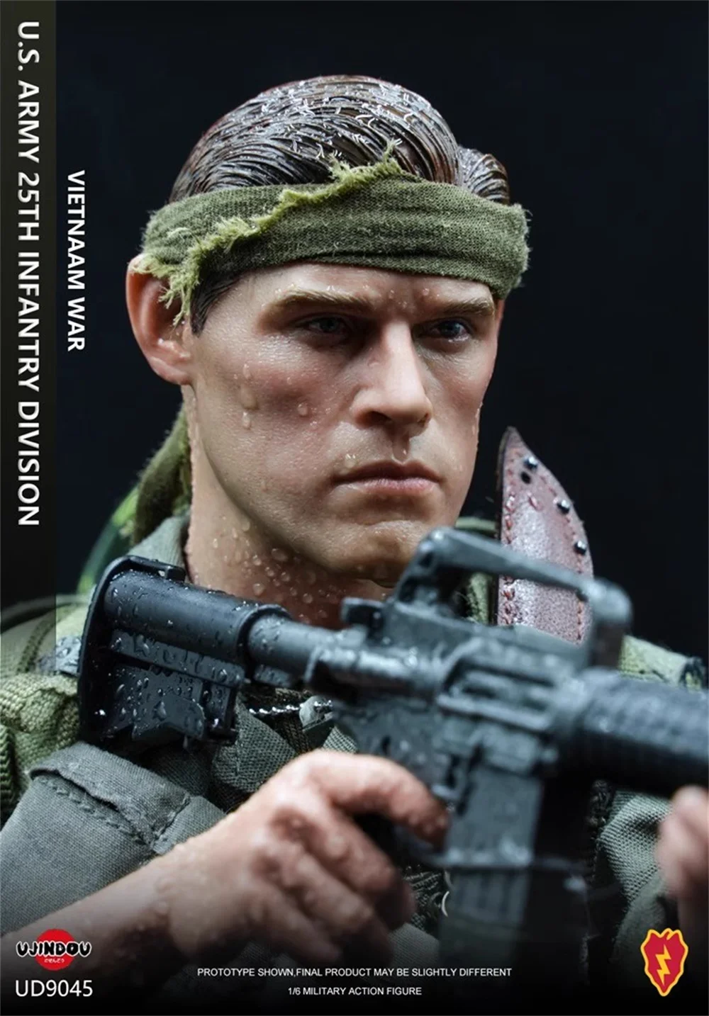 1/6 UJINDOU UD9045 US. 25. Tough Guy Soldat Puppe Vietnam War Man Komplettset bewegliche Actionfigur 12" zum Sammeln