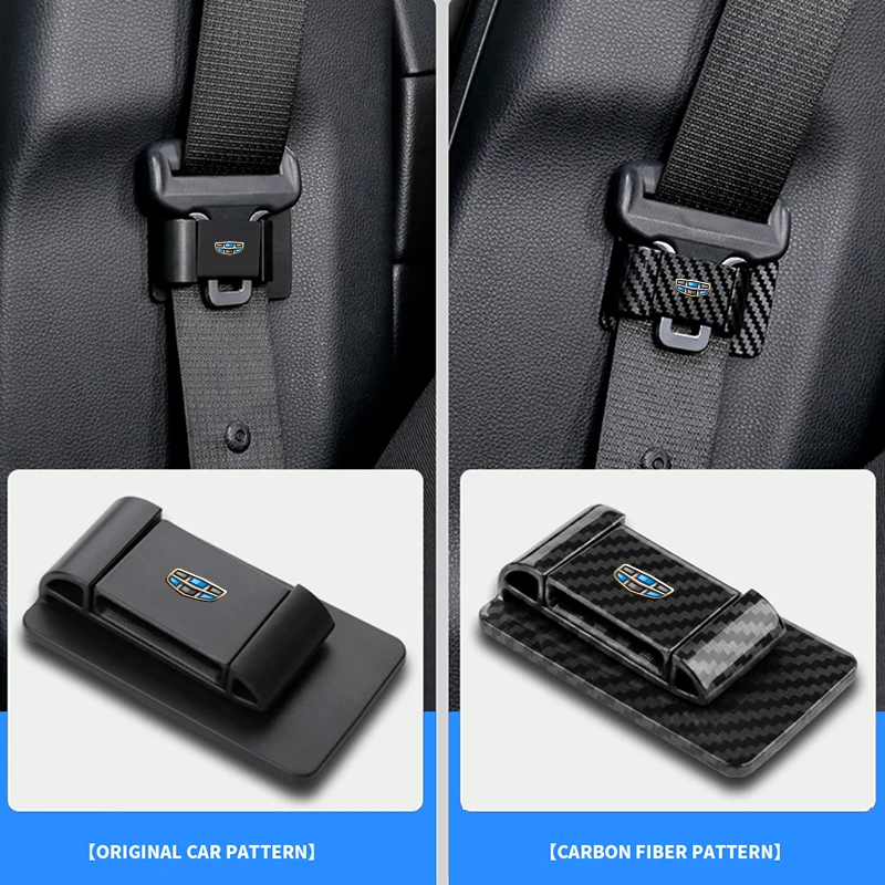 

Car Safety Belt Fastener Stabilizer Interior Accessories For Geely Boyue Haoyue Vision-X3 New emgrand Vision Binyue Emgrand-GS