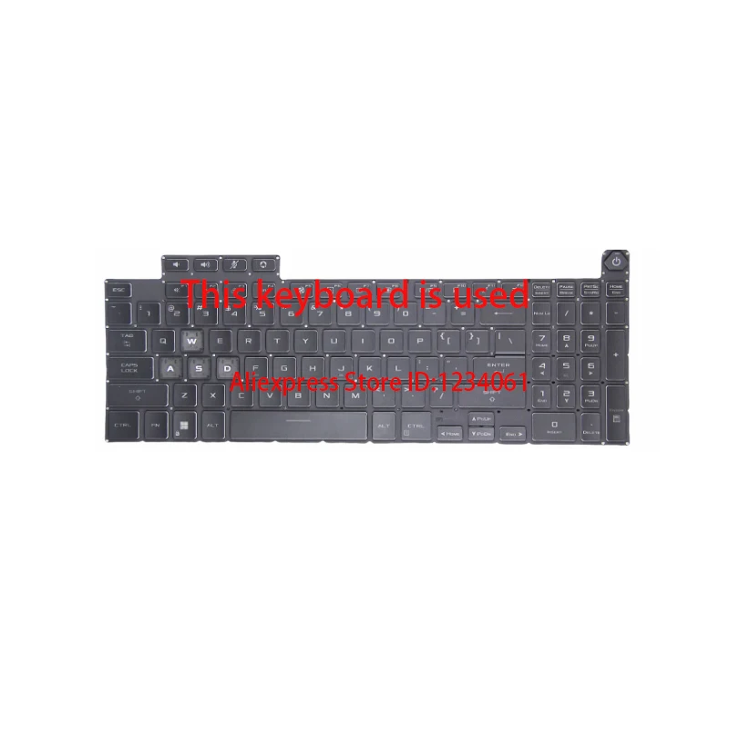 Replacement Keycap Key For ASUS TUF Gaming A15 F15 FX507 FA507 FX517 2023 Laptop Keyboard KEY & Clips