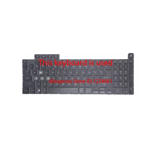 Imagen 2 del producto Tecla de repuesto para teclado de portátil ASUS TUF Gaming A15 F15 FX507 FA507 FX517 2023, teclas y Clips