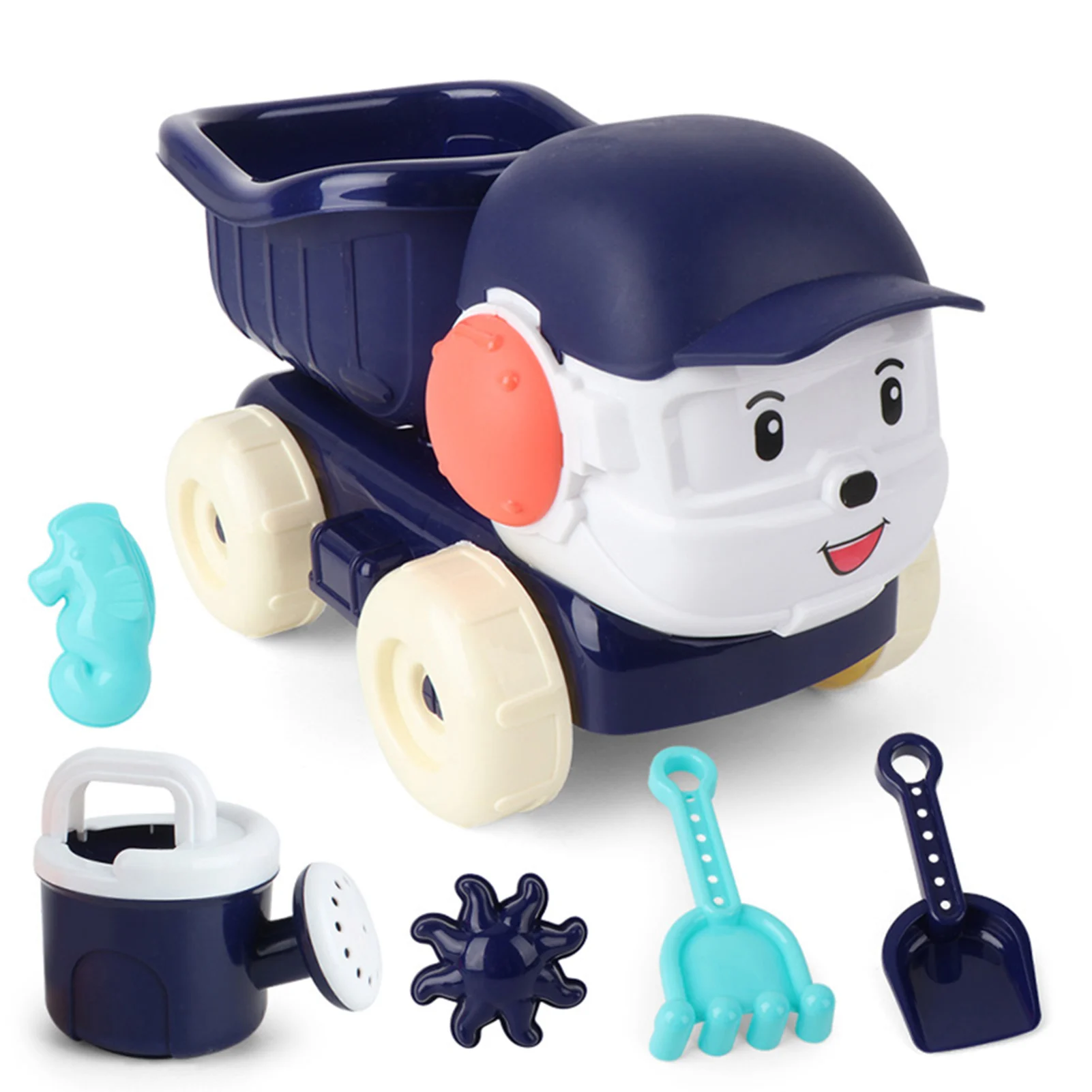 Juego de juguetes de playa al aire libre para niños, plantillas de pala de arena para coche de playa de dibujos animados