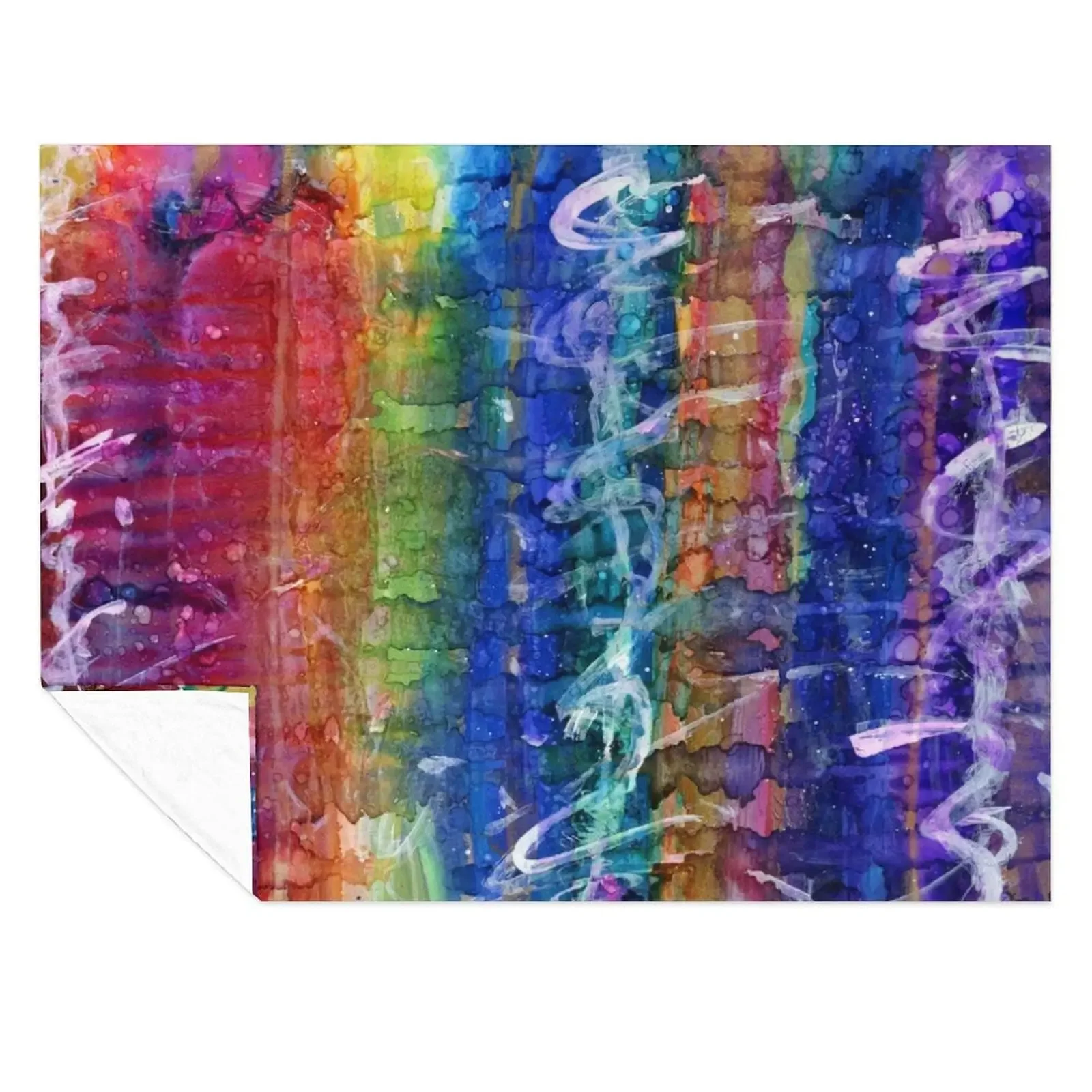 

Stages abstract Throw Blanket Large Hair Vintage Flannel Blankets