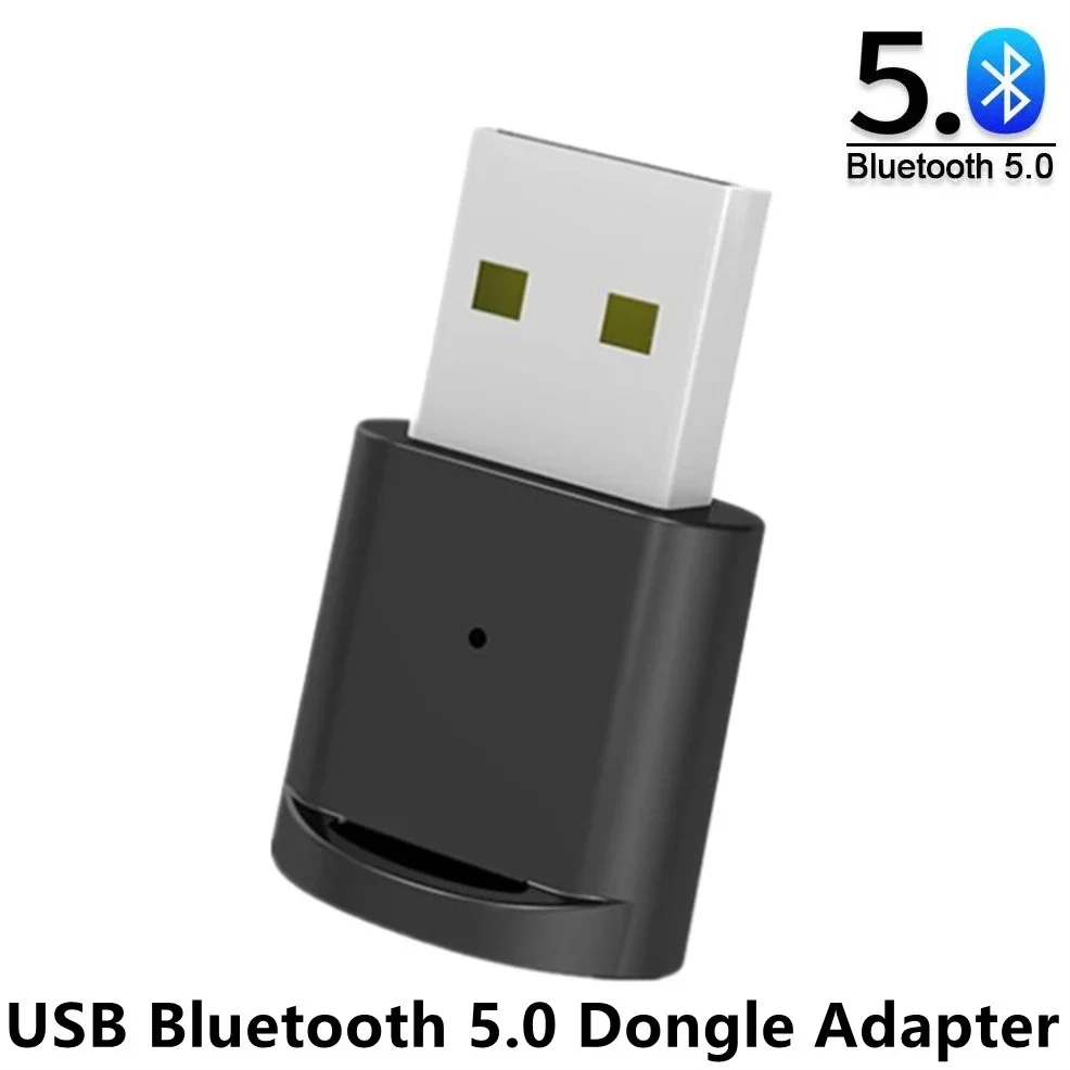 

USB Bluetooth Adapter USB Bluetooth 5.0 Transmitter Dongle Bluetooth 5.0 Wireless Speaker Audio Receiver for PC Laptop