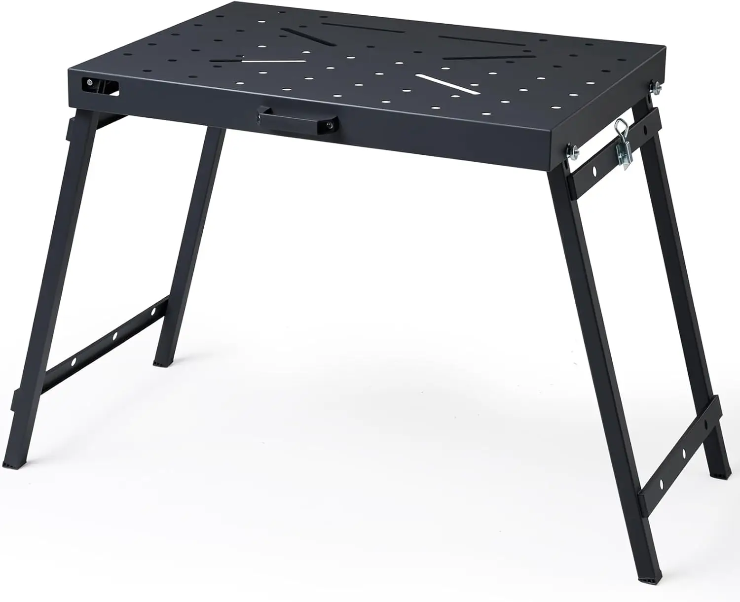 

Heavy-Duty Folding Welding Table with Fixture Holes, 1000LBS Capacity for Assembly & Repair
