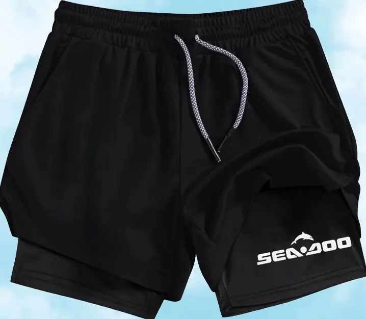 Summer sea doo Shorts Men Male Breathable Tennis padel Quick-Drying Badminton Men's short pant Outdoor Running