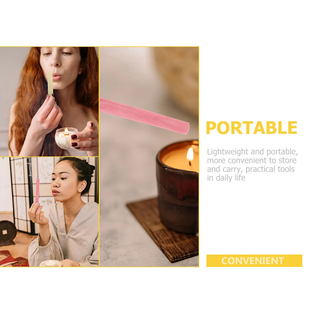 

10pcs Moxibustion Sticks Spa Aromatherapy Tools Red Yellow Body Navel Belly Moxa Stick Uniform Slow