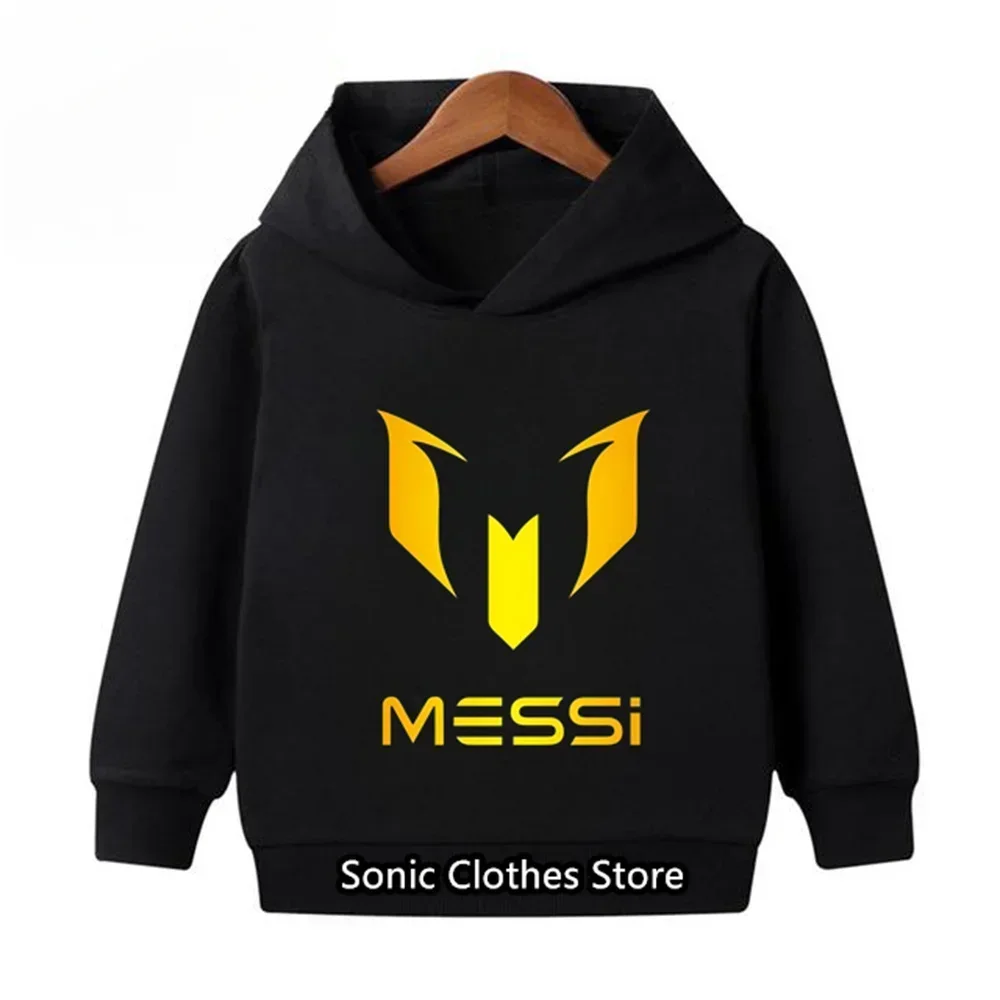 Messi Printed Children's Clothing Children's Hoodies Leggings Fashion Marios Set Boys and Girls Casual Sportswear