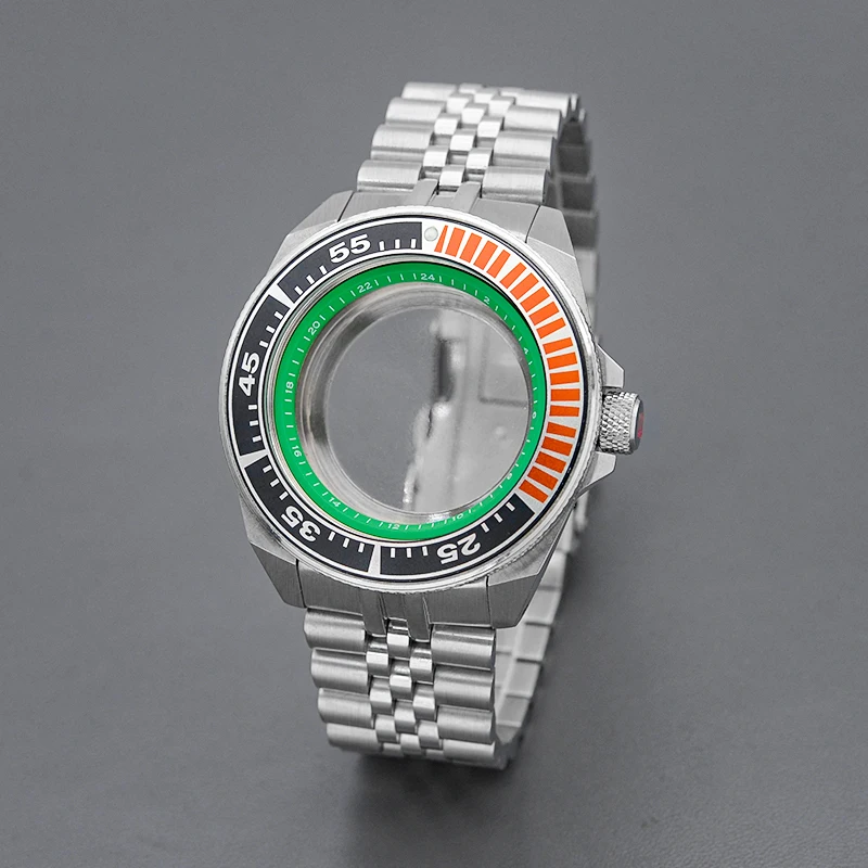 세이코 사무라이 킹 시리즈 시계, 다이빙 케이스, 스테인레스 스틸 베젤 인서트, NH35 NH36 7S26 무브먼트 시계 수리, 45mm 실버