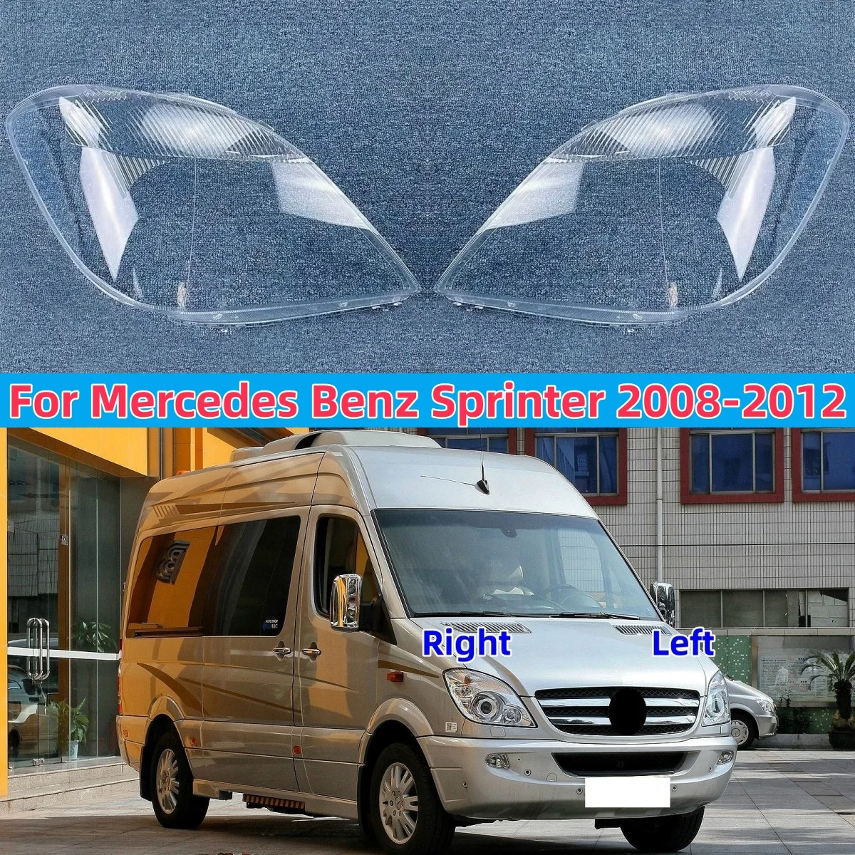 

Для Benz Sprinter 2008 2009 2010 2011 2012 автомобильная фара, линза, стеклянный корпус, абажур, крышка лампы, крышка лампы