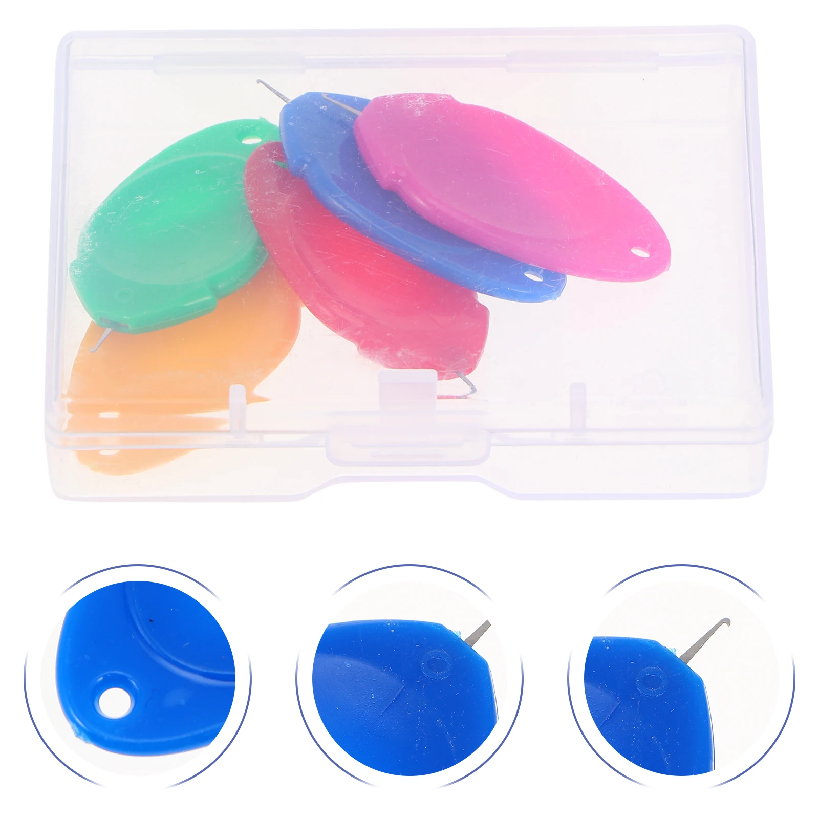 

50Pcs Needle Threading Tools Light Handy Wire Loop for Small Eyelets Mothers Grandmothers Household Needle Threader