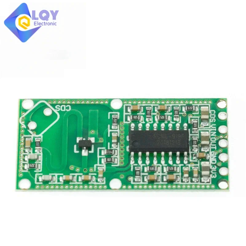 LQY-Módulo de sensor de radar de microondas RCWL-0516, interruptor de inducción de cuerpo humano, sensor inteligente