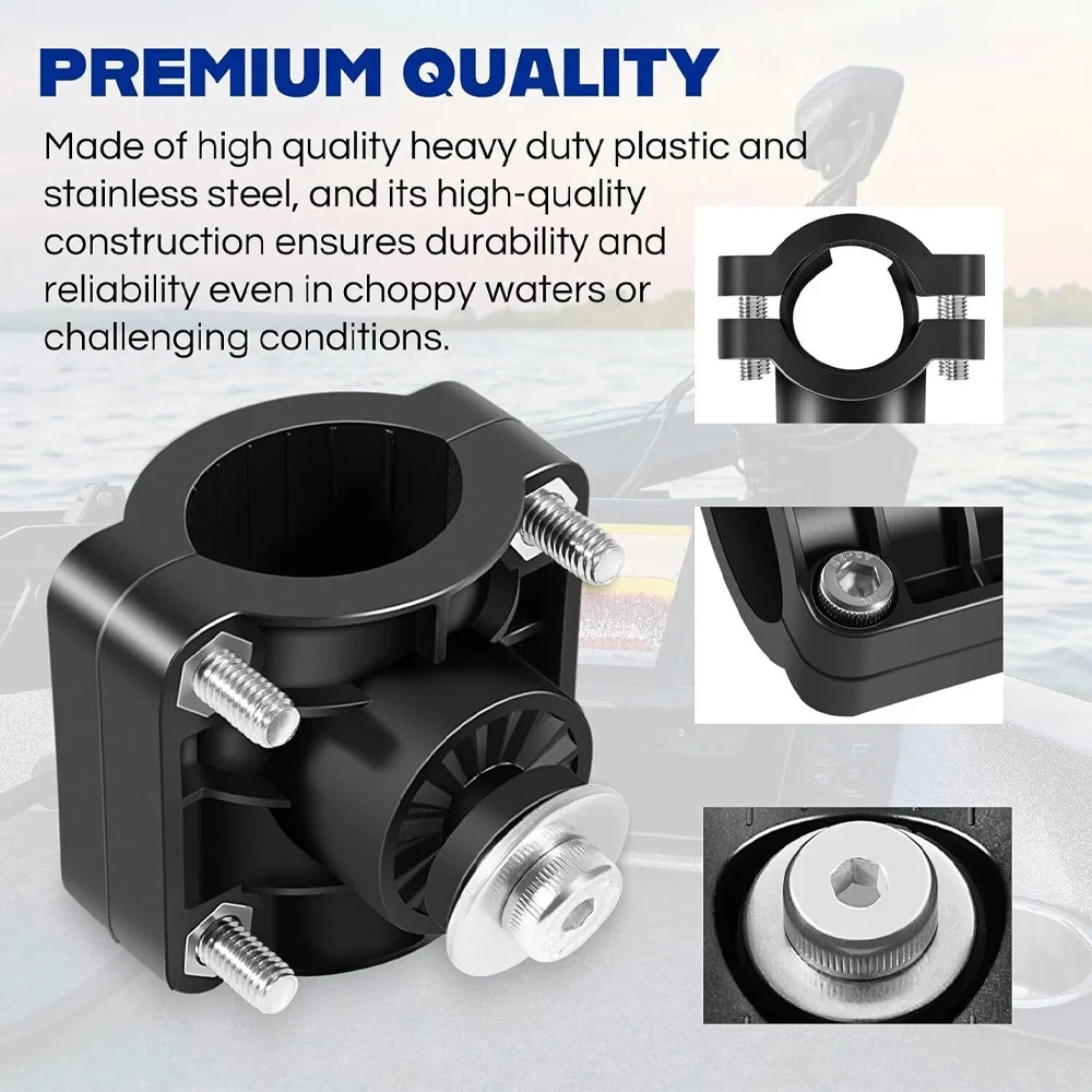 010-12676-15 0Degree Pole Mount fits for Panoptix LiveScope LVS32Transducer Use for Panoptix LiveScope Ice Fishing Bundle