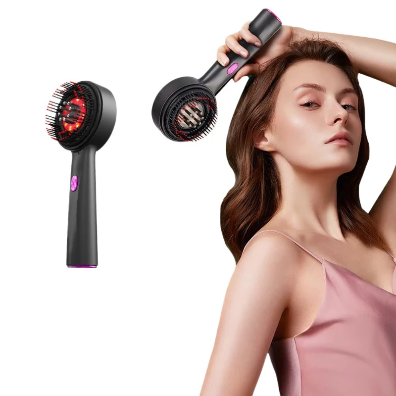 

Electric Vibrating Scalp Massage Comb Portable Hair Follicle Comb Oil Fluid Applier