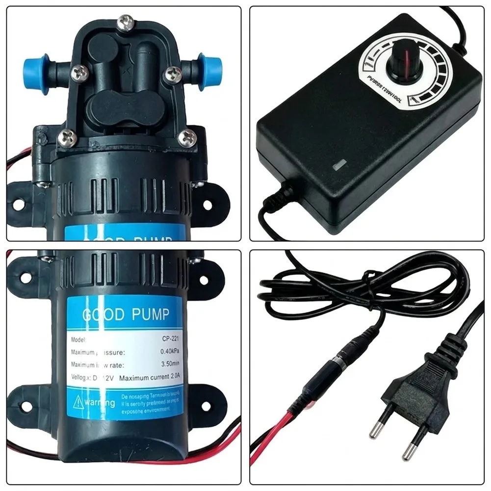 73 PSI Water Pump DC12V Water Pump For Outdoor Cleaning Tasks High Pressure Output Efficient Flow Rate Compact Design