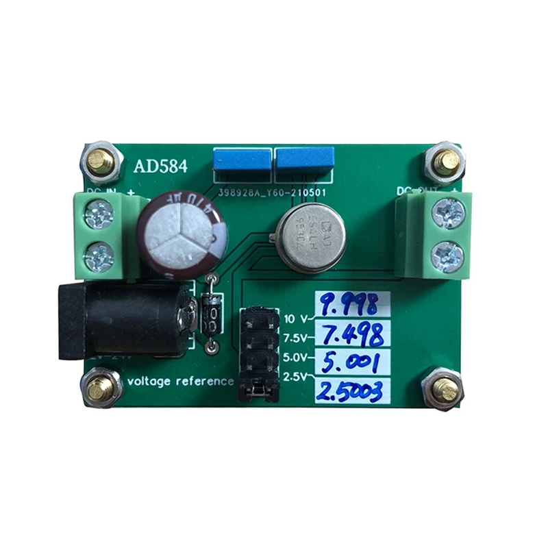 AD584JH Voltage Reference Module Board Programmable 4 Channel DAC ADC Replace Work On 2.5V/7.5V/5V/10V DC12V-24V Durable