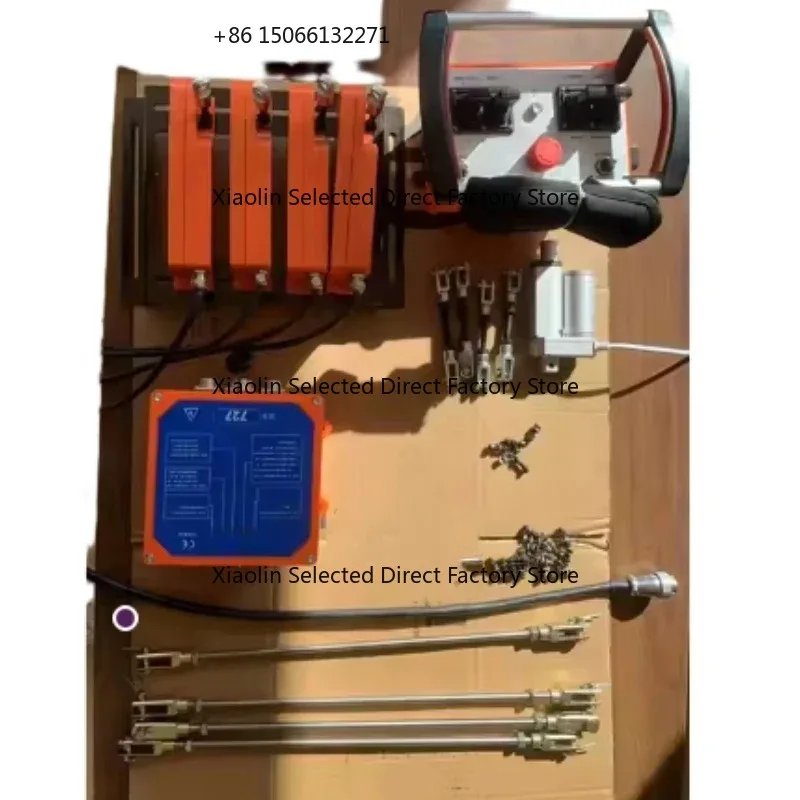 12-24V Hydraulic Valve Truck Crane Remote Control with 6 Joystick Functions Direction Weightlifting Aftermarket Machinery Part