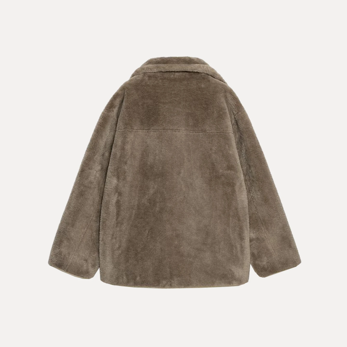 Z Abrigo personal Faionable de doble cara para mujer 2025 Nuevo abrigo de invierno Sle Stand Fit Abrigo largo de invierno Sve