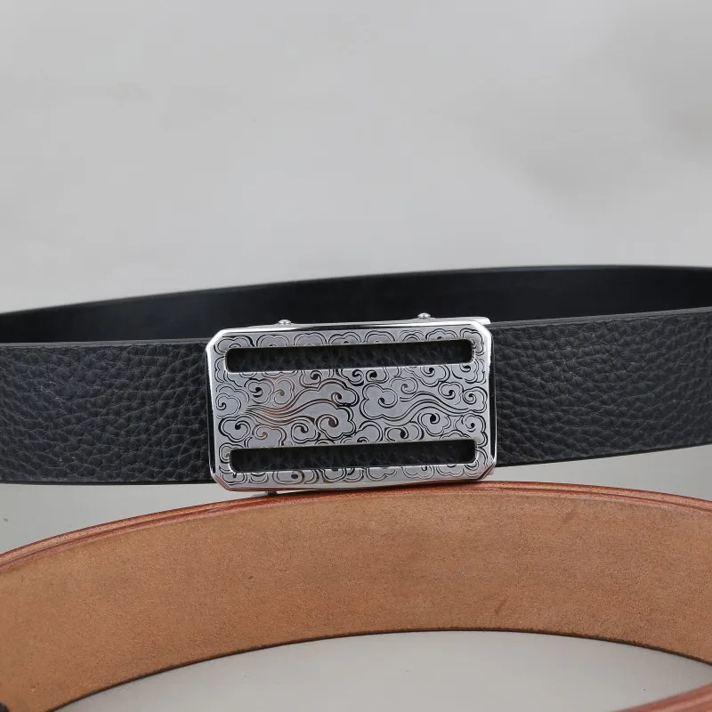 ceinture-homme-en-cuir-de-vachette-veritable-faite-a-la-main-nouvelle-imitation-titane-motif-nuage-porte-bonheur-boucle-motif-litchi-cuir-de-vachette-importe-de-premiere-qualite