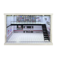 Meiduoxing Bilayer Diorama 1/32 1/64 Scale Miniatures Car Garage Models Set LED Lighting Parking Lot Scene Display Model Toy