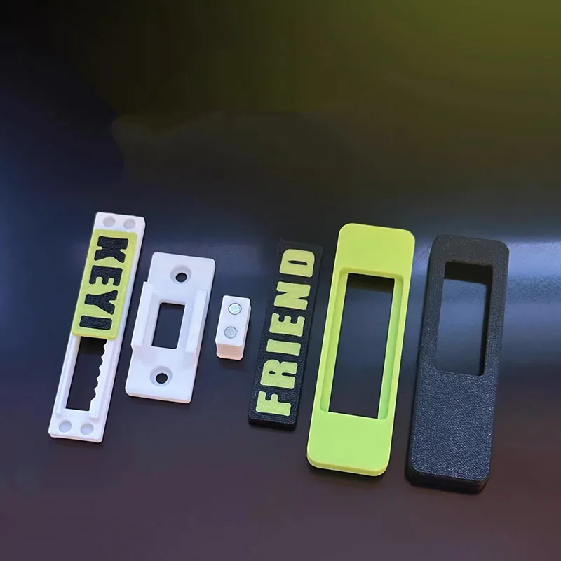 Keyi edc tijolo mecânico magnético push card slider tátil brinquedo de redução de estresse para brinquedos de concentração de atenção tdah