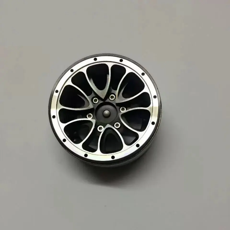 1.9 Wheel D90 SCX10 1/10 Rock Crawler Specialty Metal Wheels, Non-Adhesive, Weight Distribution, Single Unit