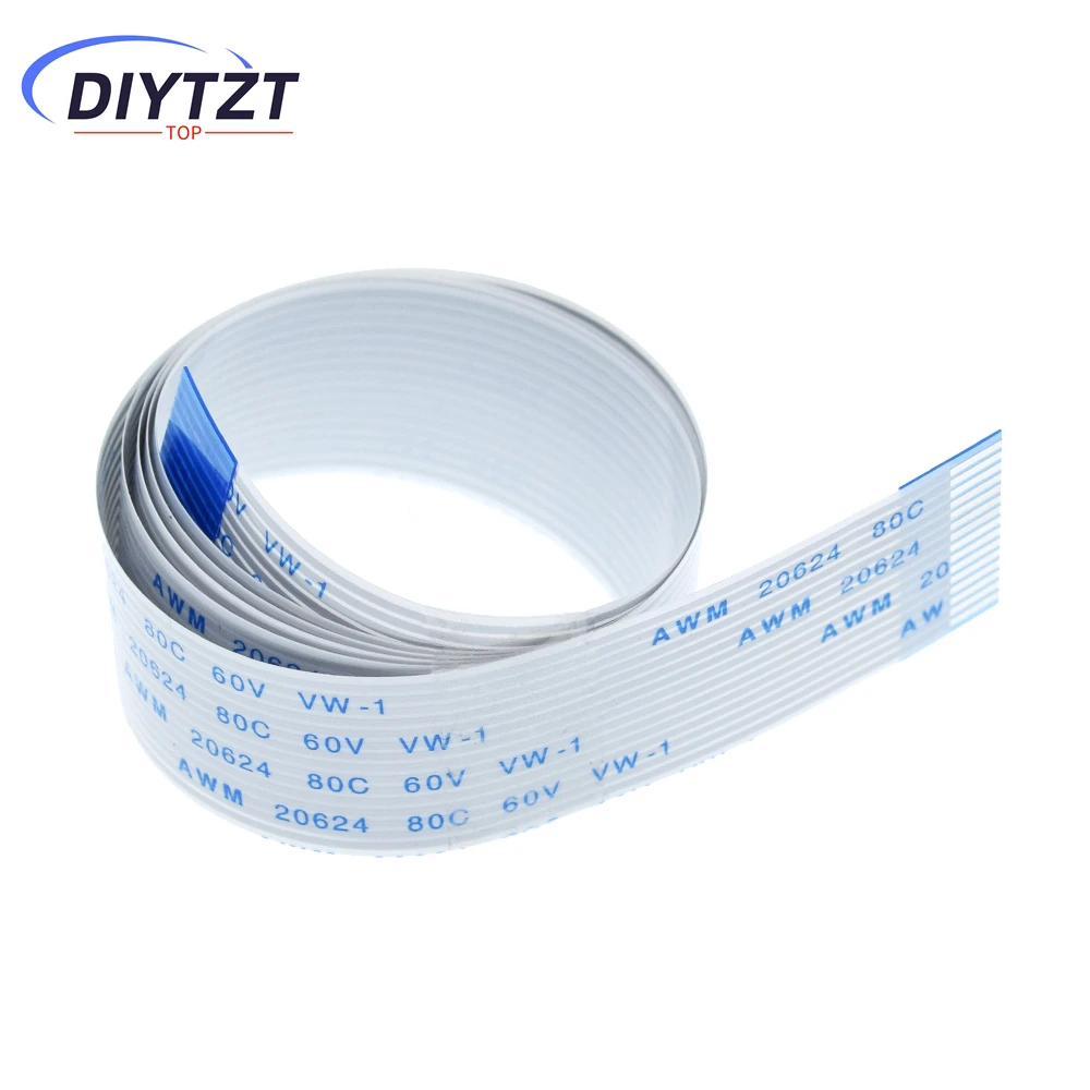 DIYTZT 15 Pin Ribbon Flex CSI Cable with 10cm 20cm 30cm 40cm 50cm 60cm Length for Raspberry Pi 3 Model B+ / 3 / 2 Camera - Image 2