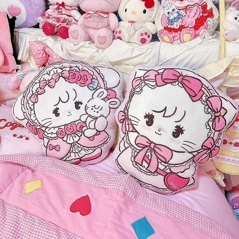 

Mikko Irregular Shapes Stuffed Pillow Kawaii Room Bedding Cute Ornaments Plush Cushion Office Pillow Cartoon Decor Birthday Gift