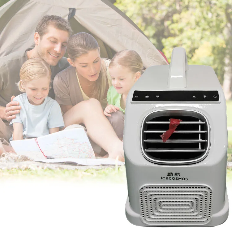 Portable 24V 220V Mini Air Conditioner Low Noise For Tent Camping RVs Campervan Outdoor Activities A/C Unit