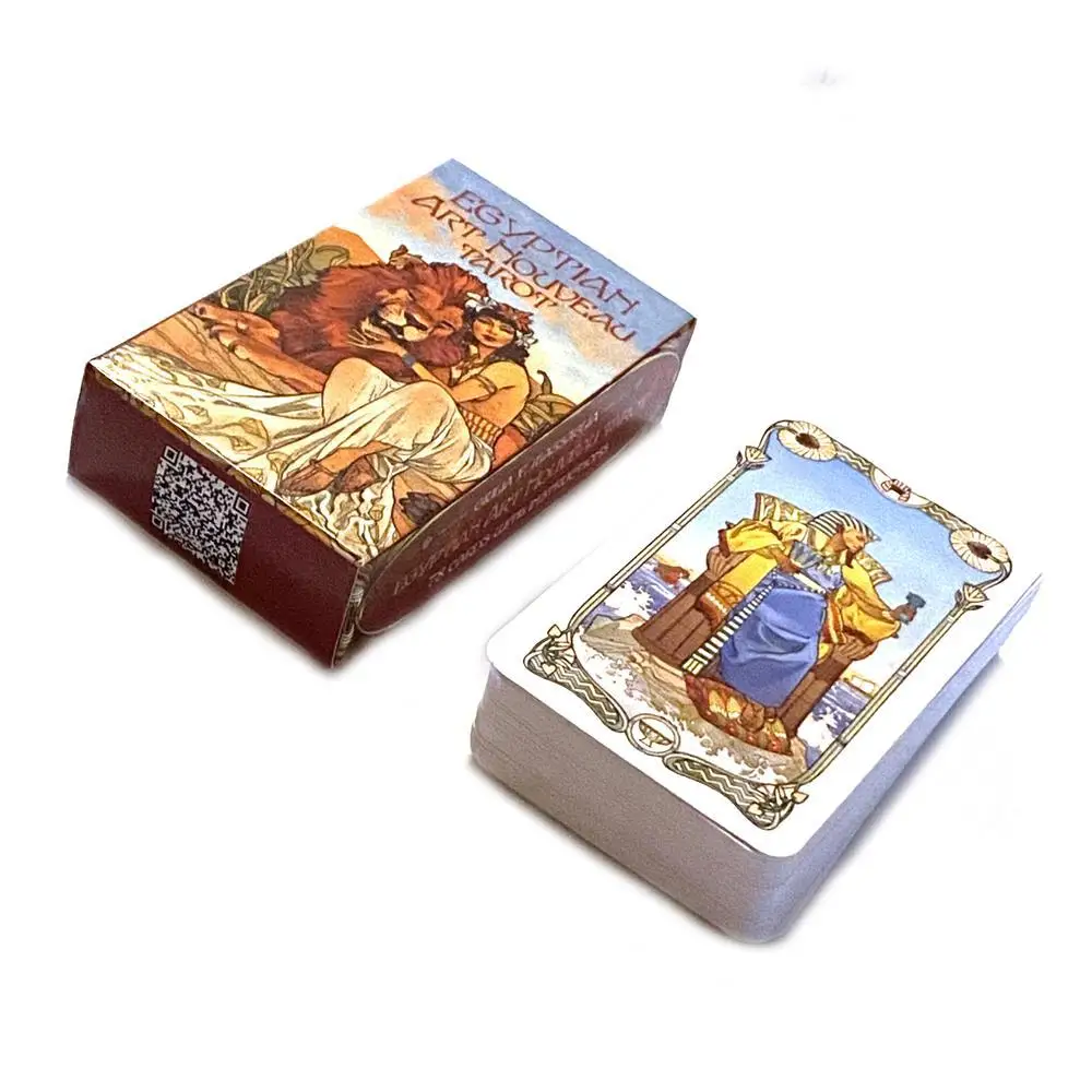 Egyptian Art Nouveau Tarot cards English Version Divination Tarot Board Games for Home Family Entertainment Playing Props