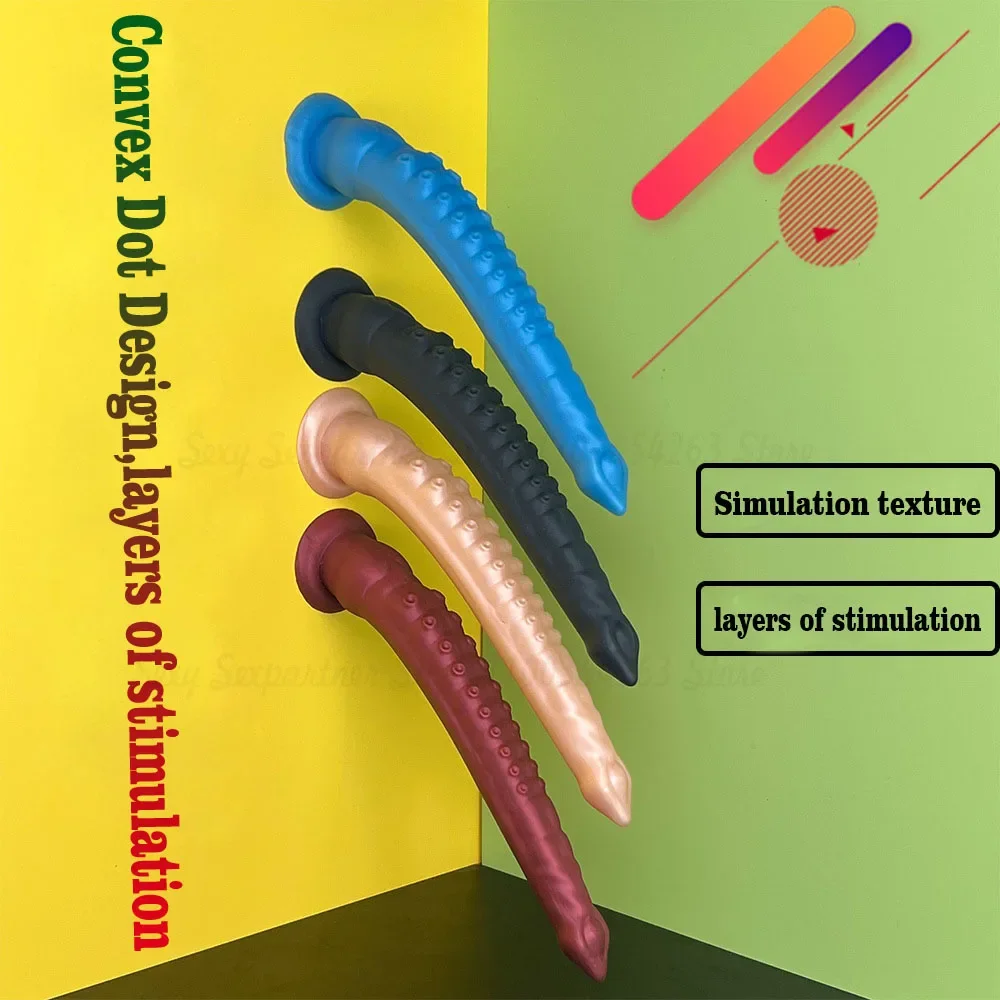 56 سنتيمتر سوبر طويلة الأخطبوط التنين مقياس اللامسة الإناث الاستمناء دسار شفط كأس الشرج بعقب المكونات Dilato الشرج تدليك البروستاتا