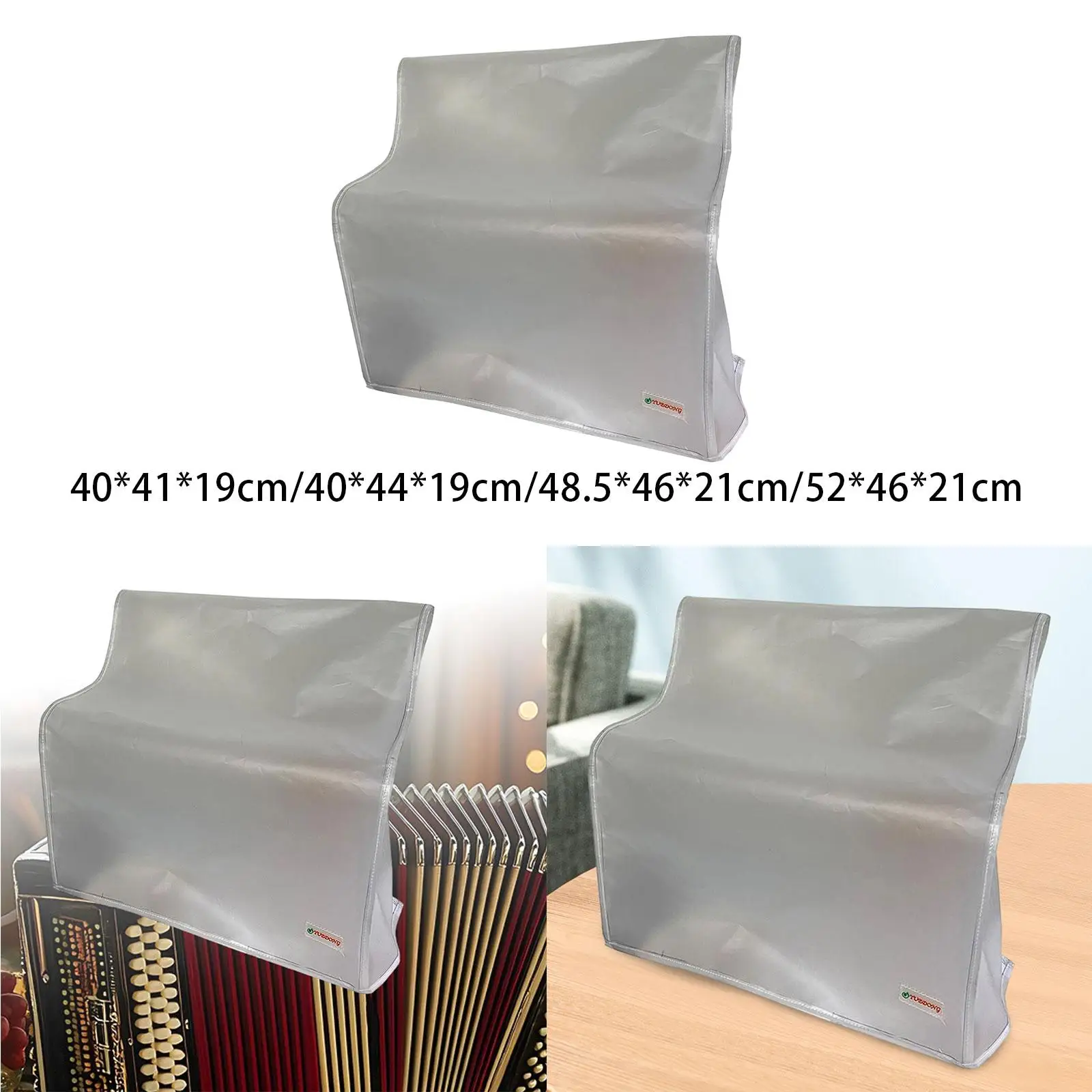 Bolsa De Concierto Para Acordeón – Funda De Tela Oxford Impermeable – 48/80/96/120 Bajos – Negra