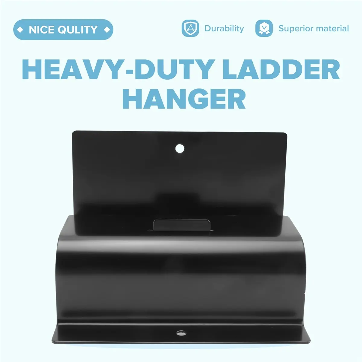 【Clearance Sale】Heavy-Duty Ladder Hanger-Wall Mount Ladder Hooks for Ladder Storage-Wheelbarrow Hangers for Garage Wall-1 Pack