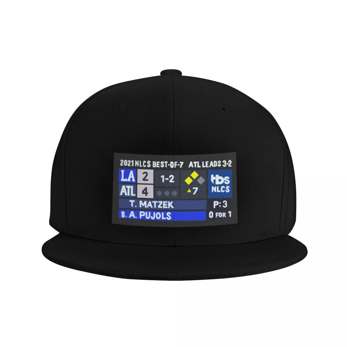 Tyler Matzek Game 6 Scoreboard Baseball Cap black Gentleman Hat Thermal Visor Beach Bag Men's Baseball Women's