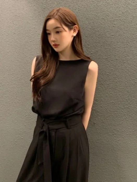 

Женский жилет Ele Svel, летний утягивающий жилет Ba Exposure, свободный крой, повседневный дизайн Faion Front Ba Wear Design