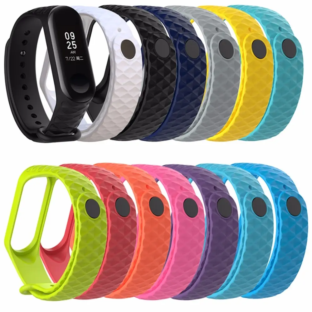 Bracelet For Xiaomi Mi Band 6 strap wristband Colorful Accessories sport Silicone watchBand Band4 Band3 correa Miband 4 3 5 6