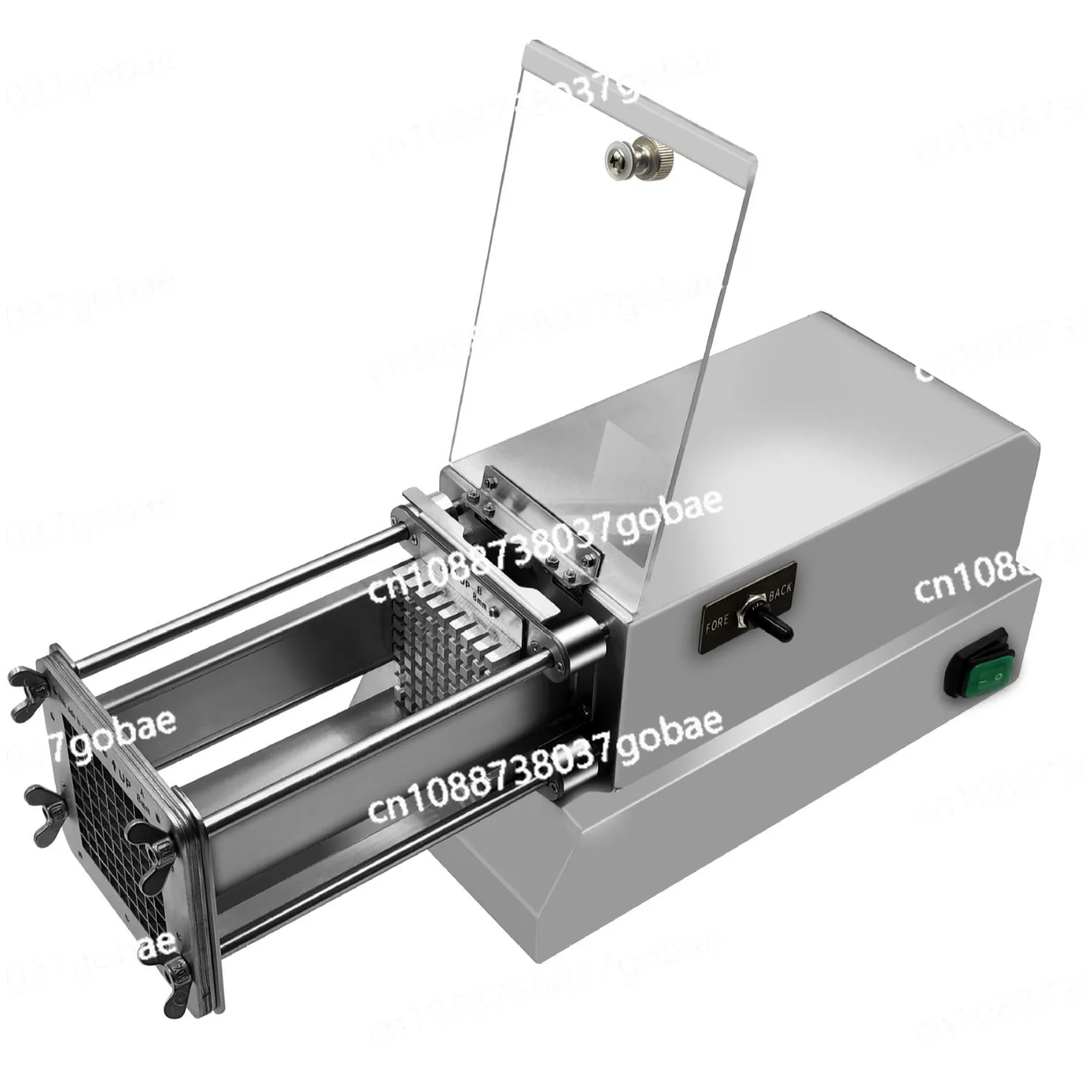

Electric strip cutting machine Commercial automatic potato radish cucumber fries stainless steel strip cutting machine