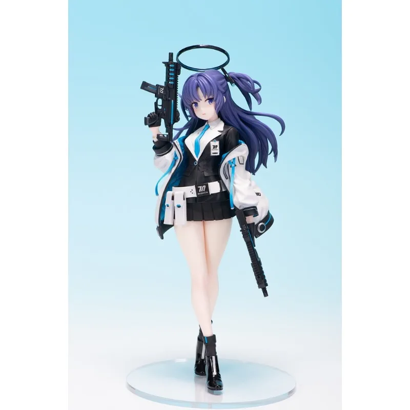 

New Anime GK Blue Archive Hayase Yuuka Kawaii Figure Resin DIY Assembly White Model Toys Doll Ornament Gifts