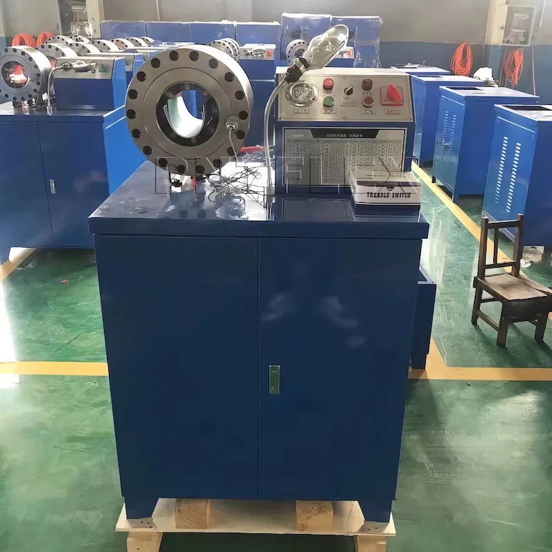 DX68 DX69 1/4"-2" High Pressure Hydraulic Pipe Rubber Hose Crimping Machine Hose Pressing Machine