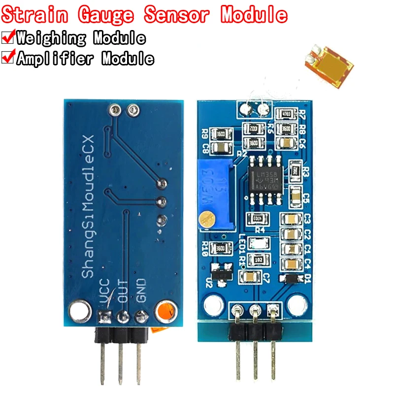 BF350-3AA Strain Gauge Bend Sensor Module Y3 Weighing Amplification Module Digital Sensor Biosensor Mixture For Arduino