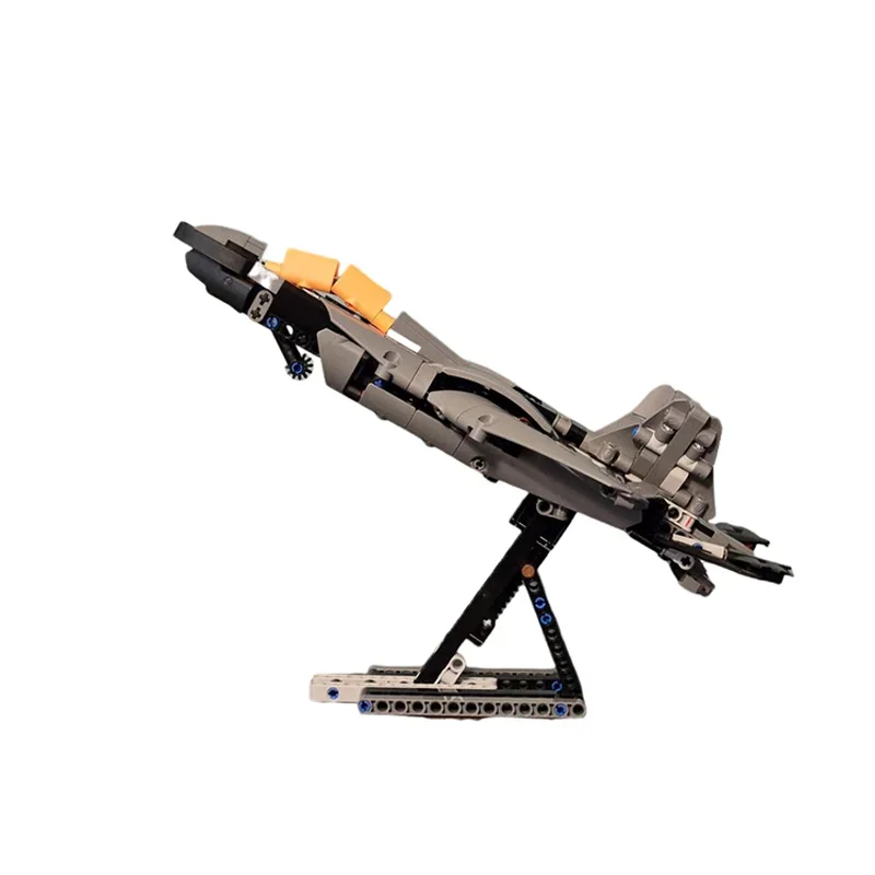 516 pz Moc-42173 Tecnico F22 Raptor Fighter Modello di Costruzione Blocchi di Montaggio Creativo Mattoni Giocattoli Per Bambini presente