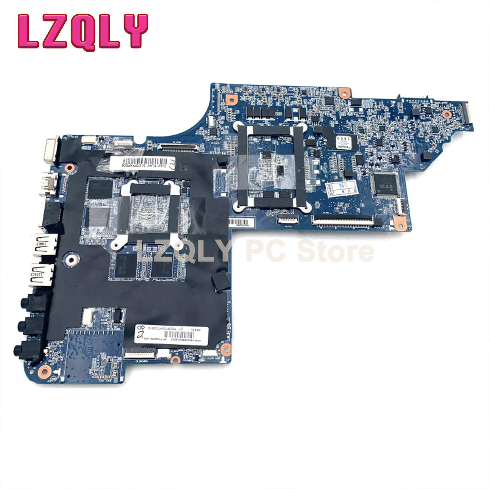 Lzqly Voor Hp Paviljoen DV7-6000 659095-001 Laptop Moederbord Hm65 Ddr3 Hd 6770M Grafische Kaart Moederbord Volledige Test