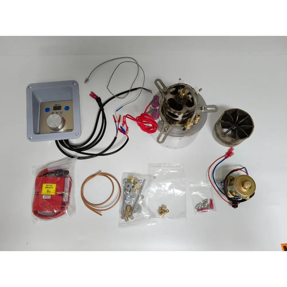 No.89 High Flame Electric Vaporizing Burner Assembly with SR Smart 6-Wire Controller for Vegetable Oil & Liquid Wax Stove System