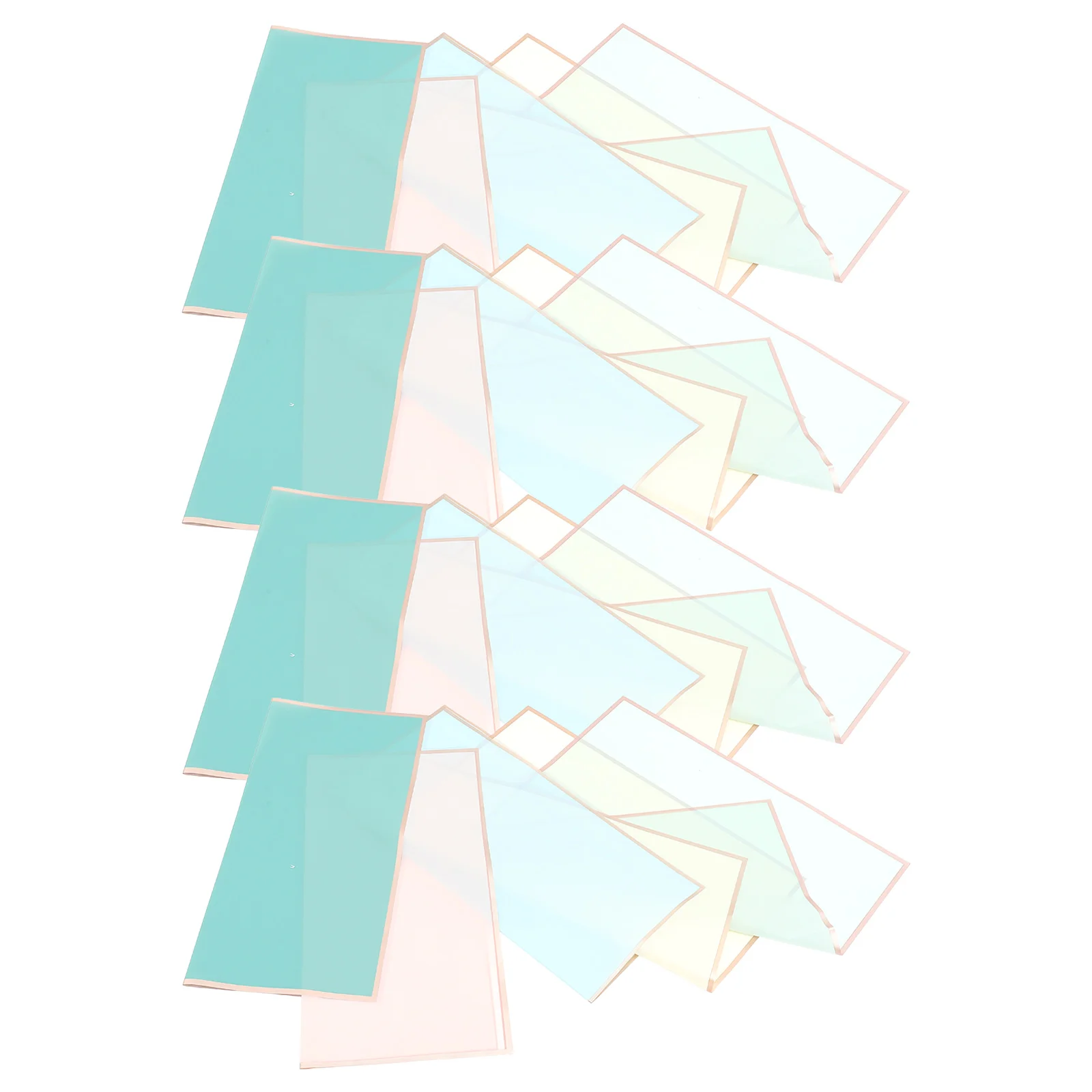 

100 Sheets Wrapping Paper DIY Packing Material Decorative Gift Waterproof Flower Wrap Packaging Paper Sheet Craft Supplies