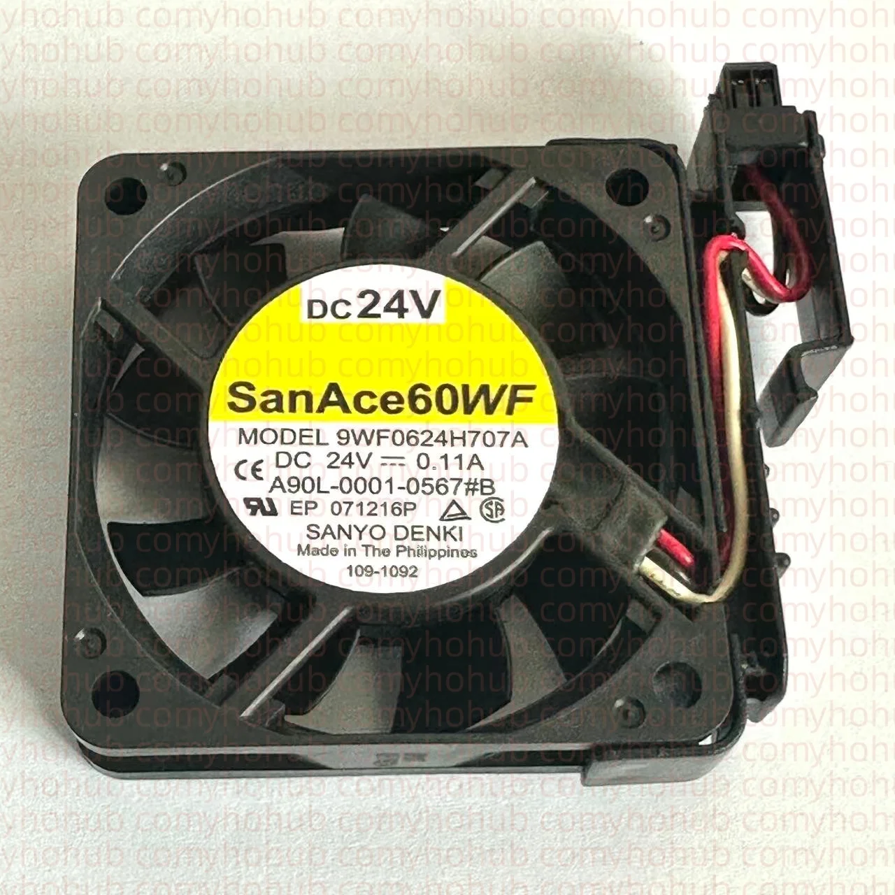 sanyo-denki-a90l-0001-0567-b-9wf0624h707a-dc-24v-011a-60x60x15mm-ventilateur-de-refroidissement-de-serveur-a-3-fils