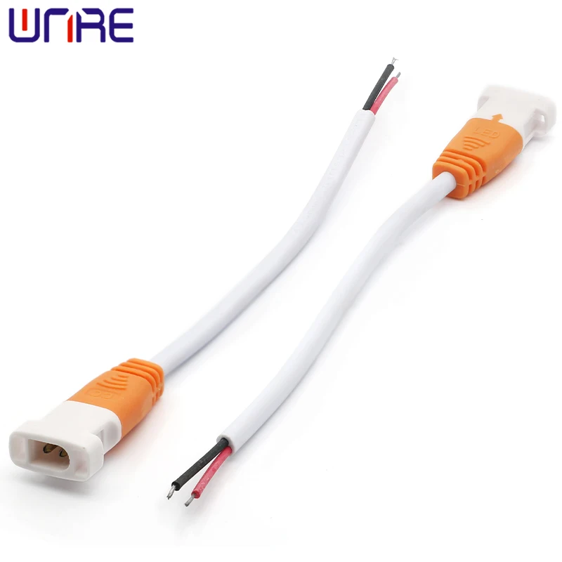 DC Flat Plug Power Male Female Cable 2P LED Panel Ceiling Light Connection Line 15cm Conversion Line LED Terminal Wire