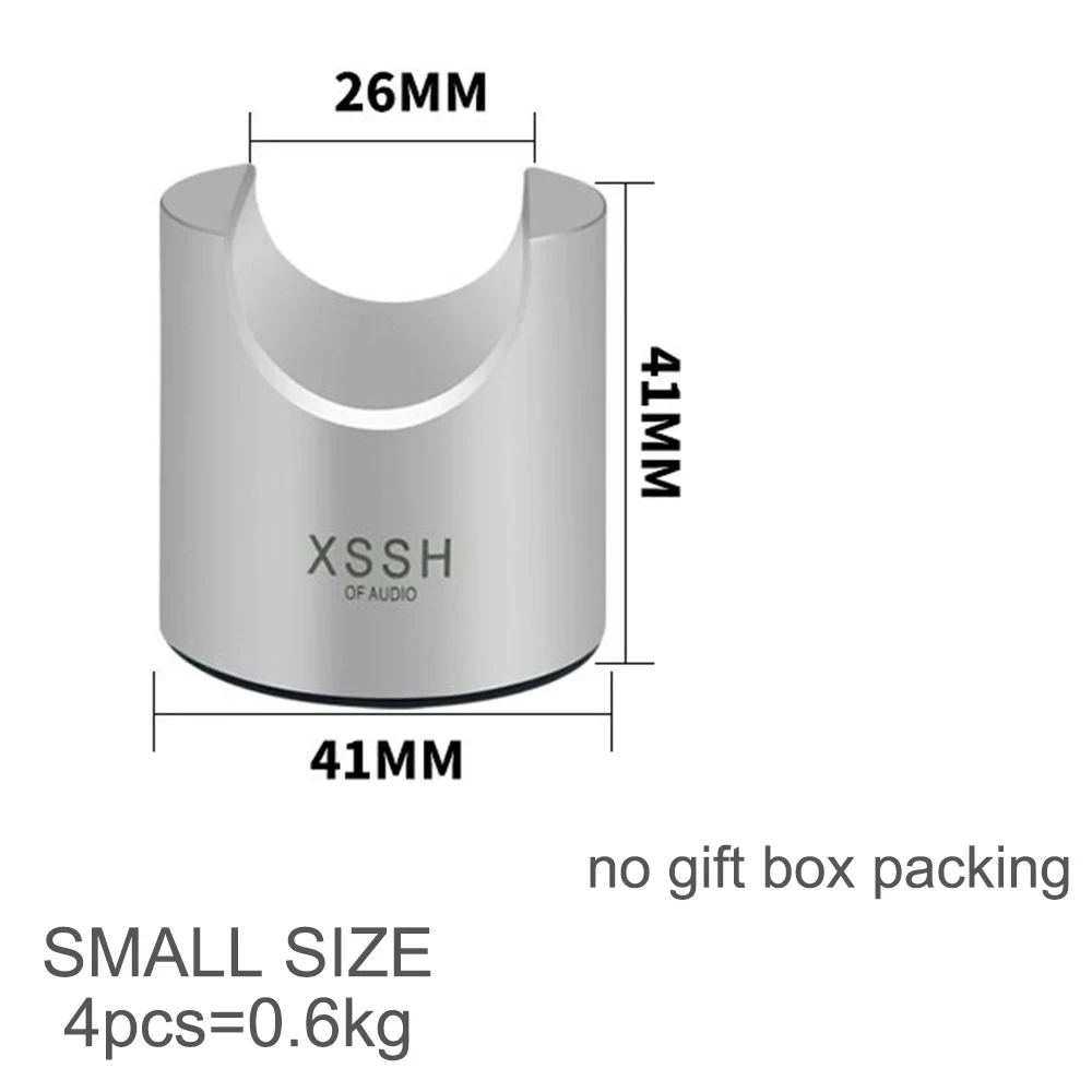 Aluminium Audiofiele Zware Audio Kabel Lade Stand Spike Ondersteunend Frame Trailing Pad Schokdemper Power Luidspreker Kabelvoetjes