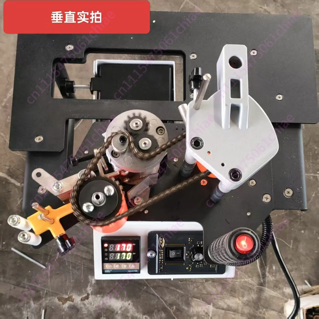 1100W Small Manual Edge Banding Machine Double Side Gluing Portable Edge Bander Woodworking Edge Banding Machine 220V