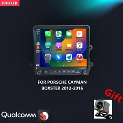 CHSTEK Car Radio Android 13 Carplay For Porsche Cayman 911 Boxster 997 718 918 981 2012-2016 Navigation Bluetooth WIFI 4G Stereo