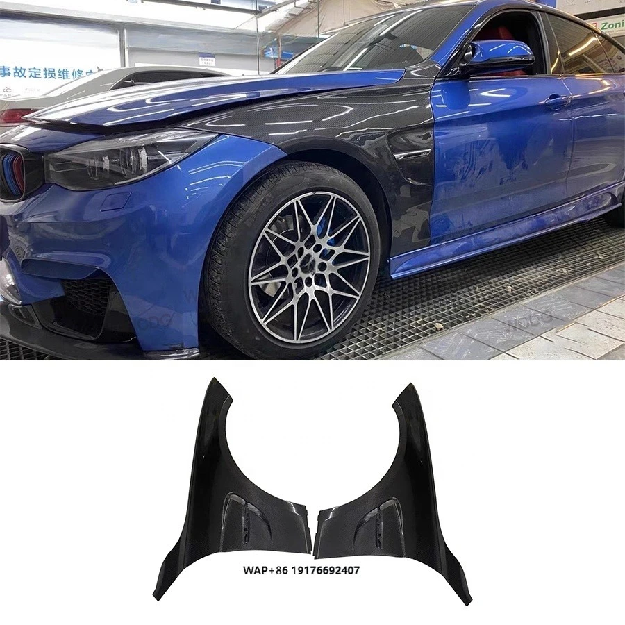 

2013-2019 forBMW F30 F35 Carbon Fiber Front Fender with Air Vent Mudguard Cover New for 325i 335i Bumper Side Accessories