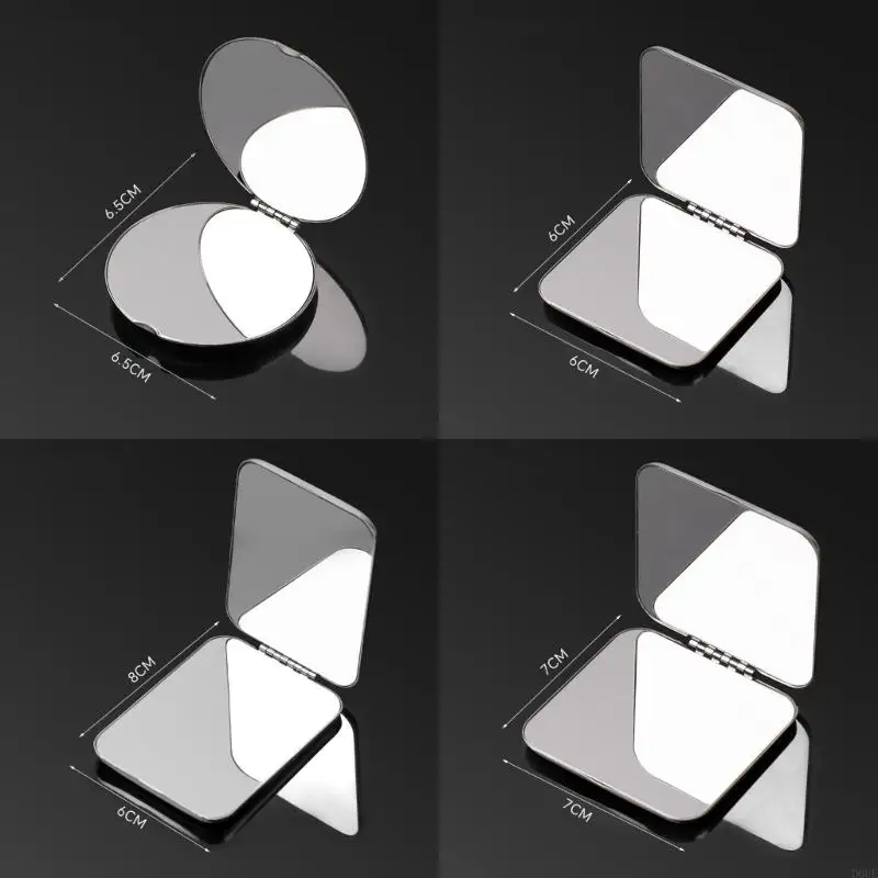 Espelho aço inoxidável dobrável amigável do curso compacto D0UE com base magnética segura